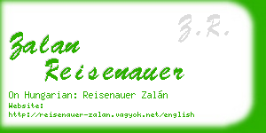 zalan reisenauer business card